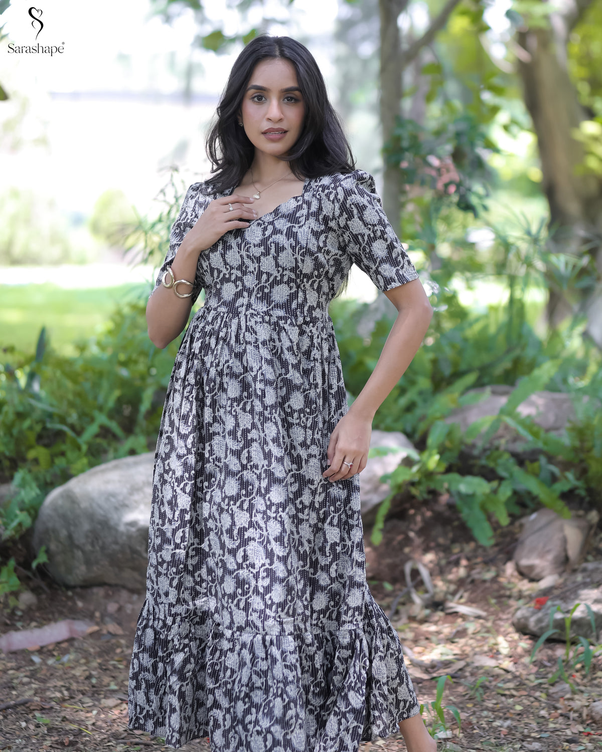 Vedhika Pure Cotton Feeding Maxi