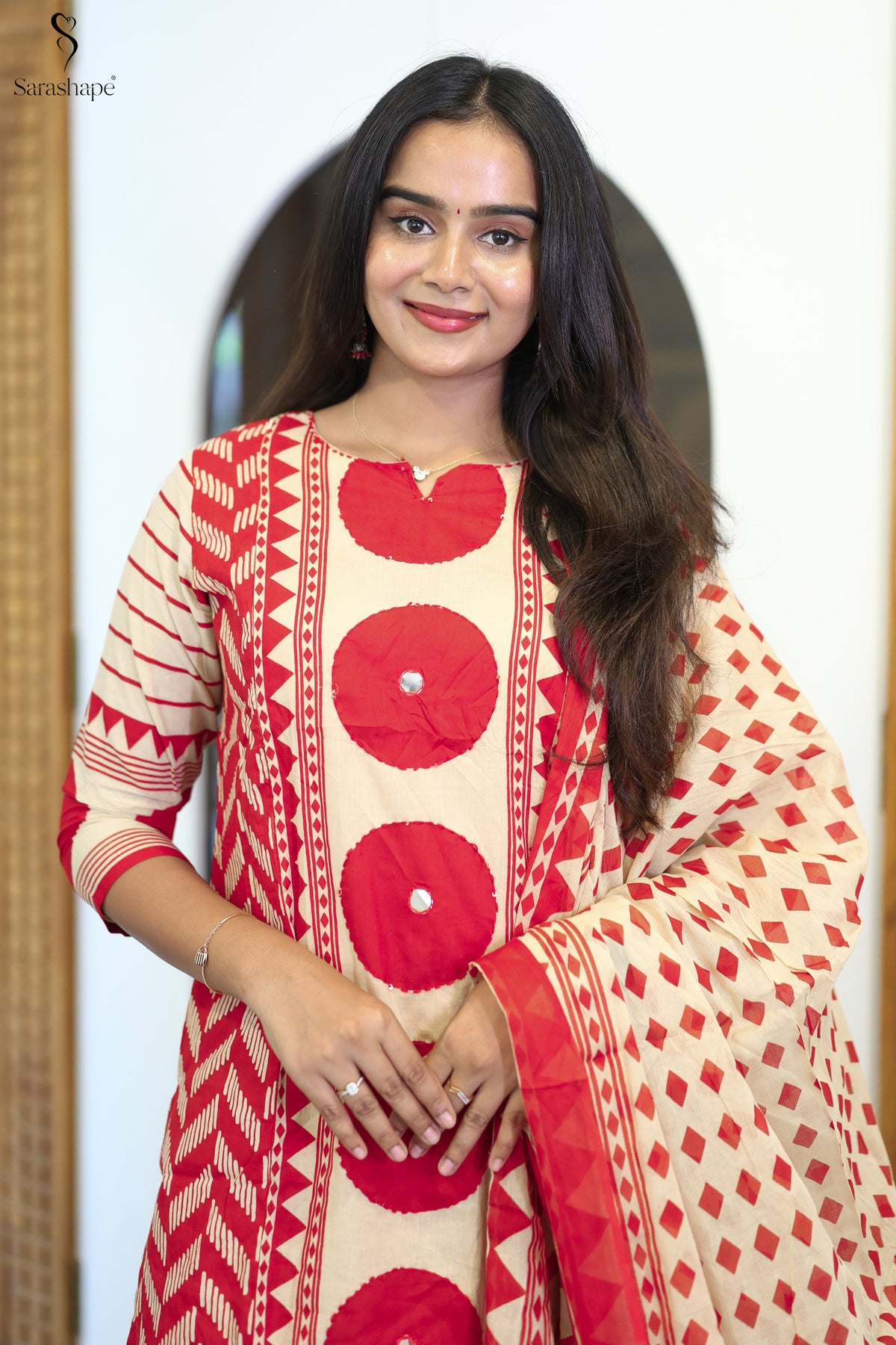 Vidhya Pure cotton Feeding Salwar Set (set of 3)