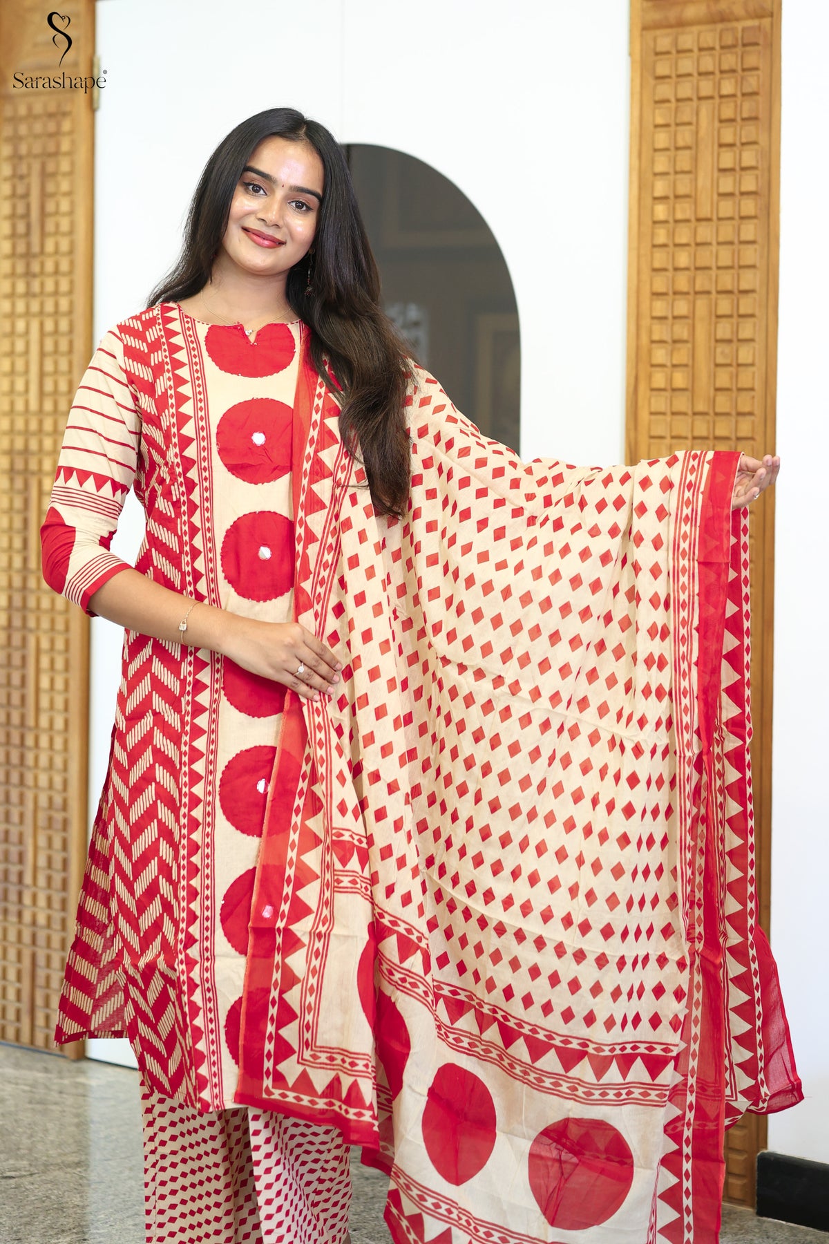 Vidhya Pure cotton Feeding Salwar Set (set of 3)