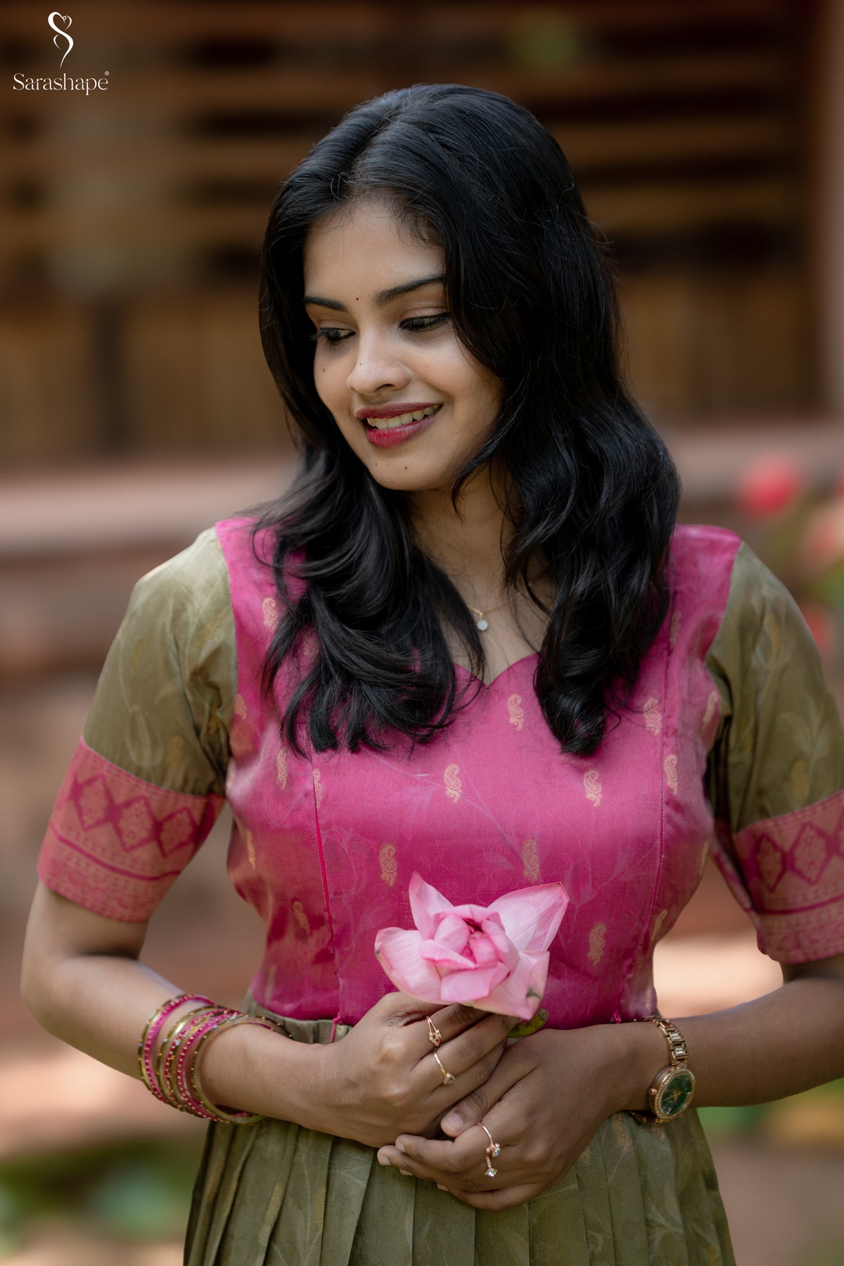 Yaazhisai Butti Silk Festive Feeding Maxi