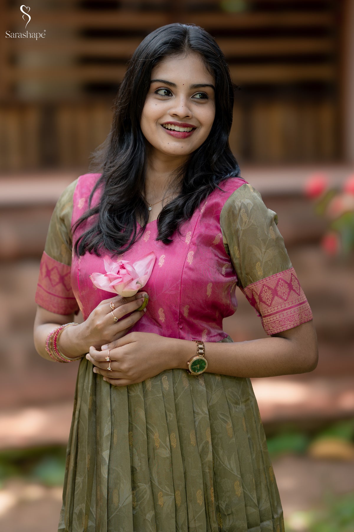Yaazhisai Butti Silk Festive Non Feeding Maxi