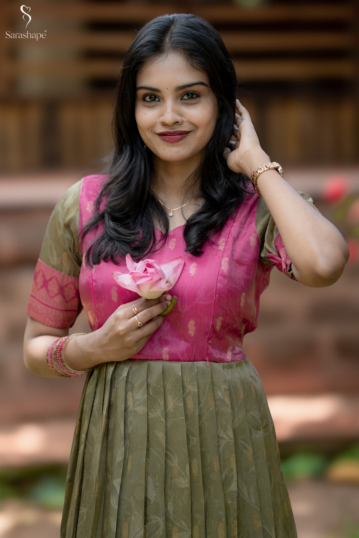 Yaazhisai Butti Silk Festive Feeding Maxi