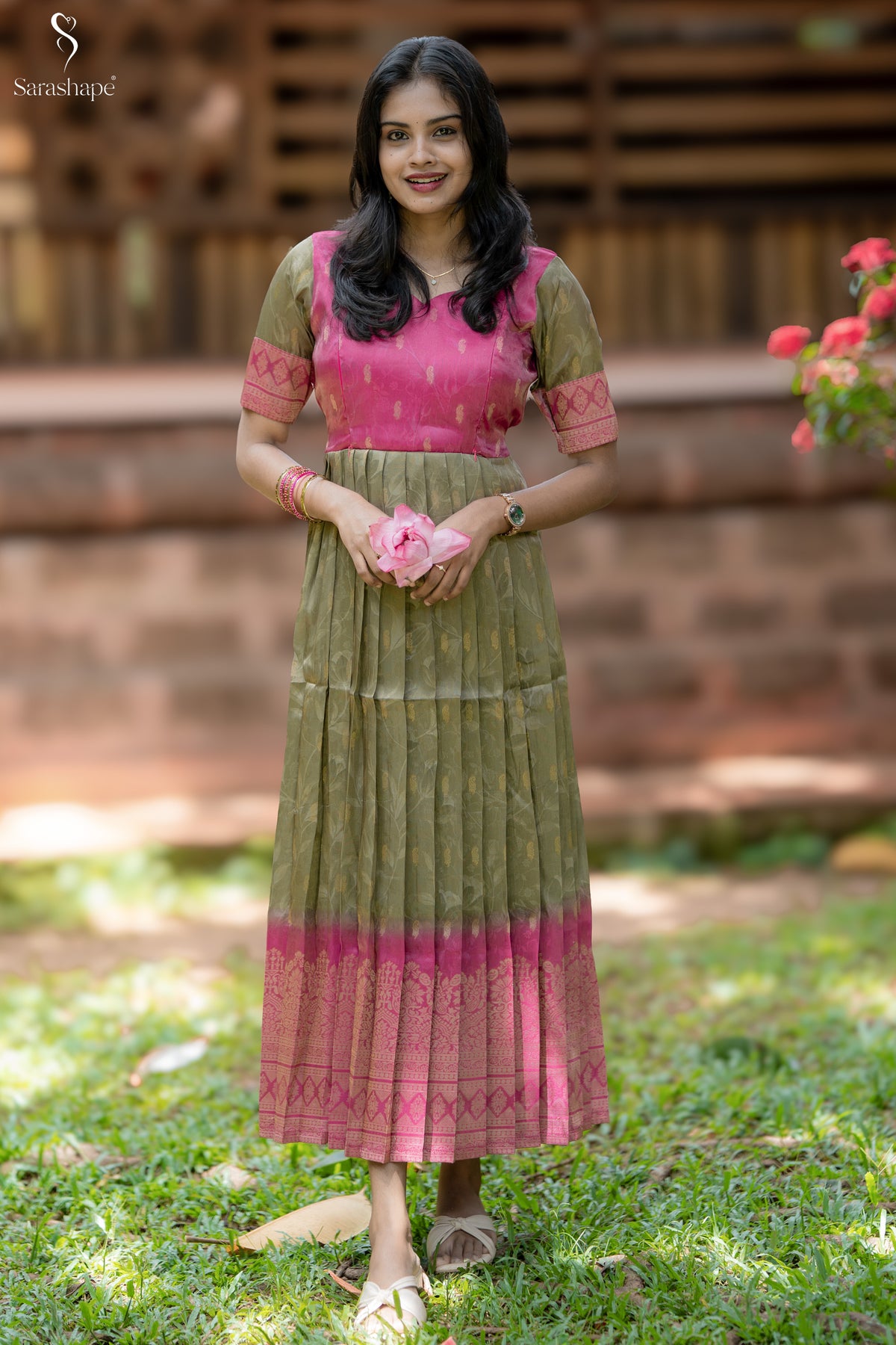 Yaazhisai Butti Silk Festive Non Feeding Maxi