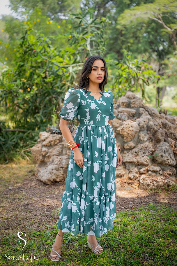 Vriti Georgette Feeding Maxi