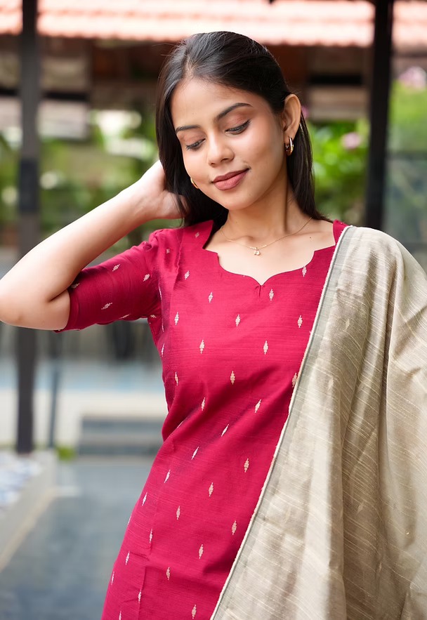 Sirpi Raw silk Non Feeding salwar set