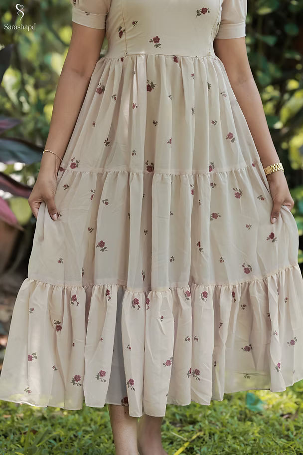 Vibisha Georgette Feeding Maxi
