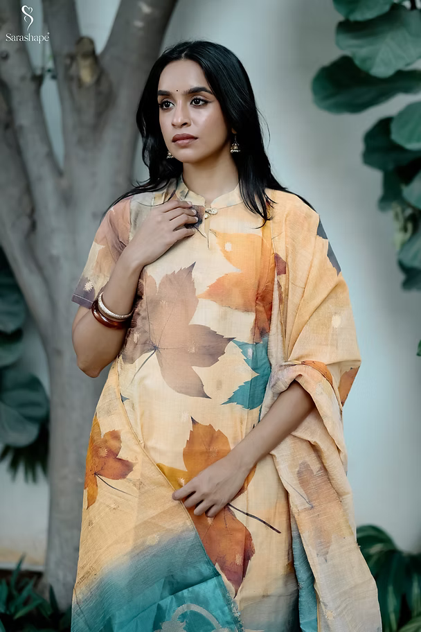 Apoorva Butti Linen Non Feeding Salwar set