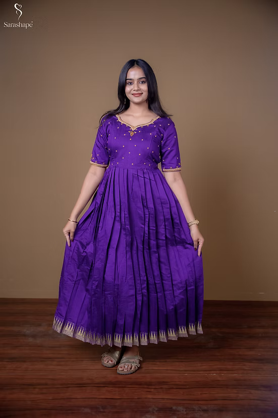 Innisai Aari Work Festive Feeding Maxi