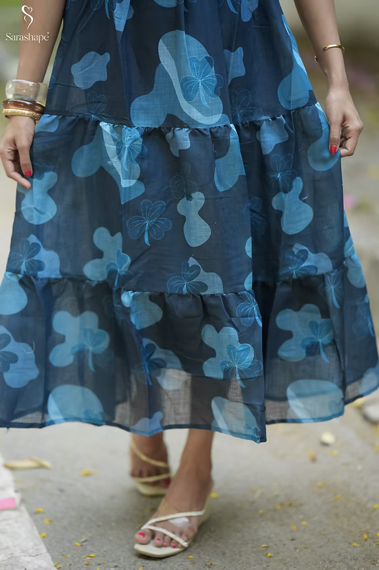 Krishnaveni Linen Non feeding Maxi