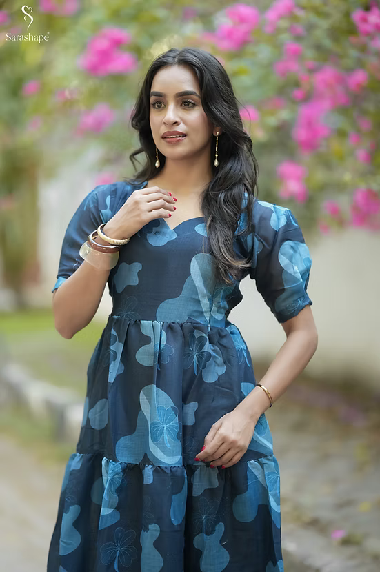 Krishnaveni Linen Non feeding Maxi