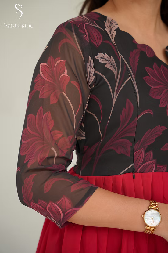 Shobana Georgette Feeding Maxi