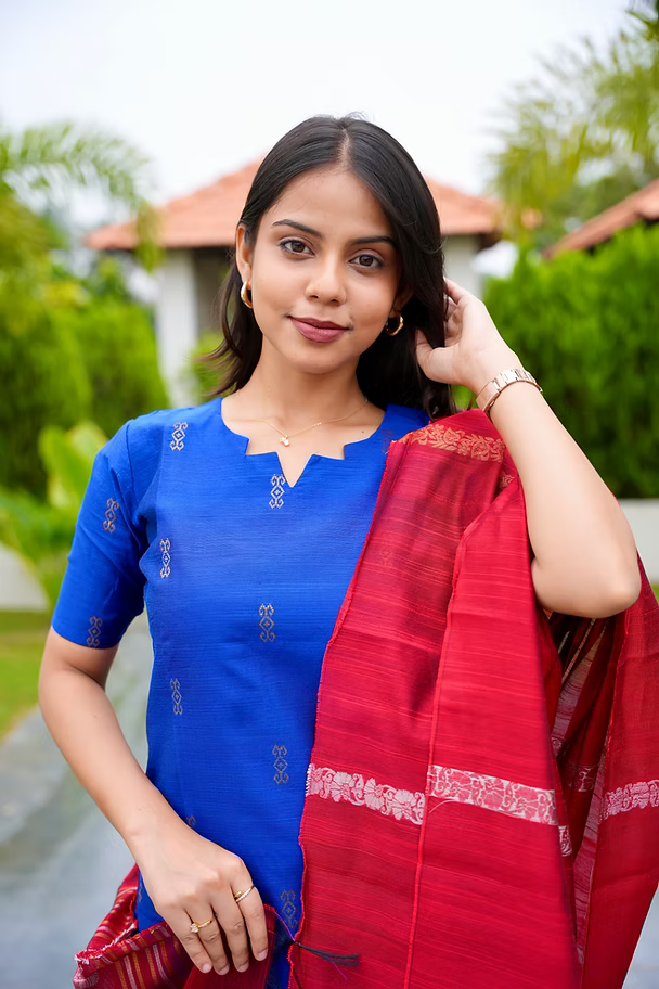 Aarani Raw silk Non Feeding salwar set