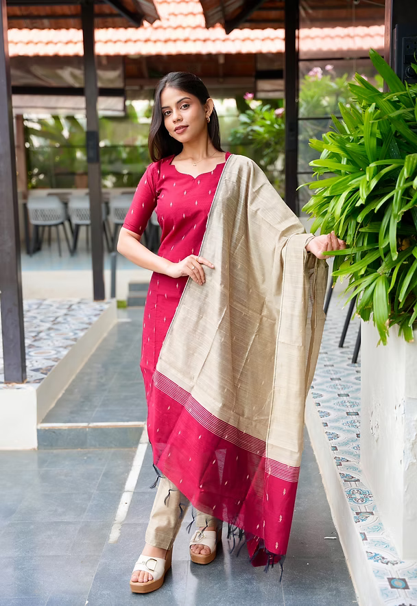 Sirpi Raw silk Non Feeding salwar set