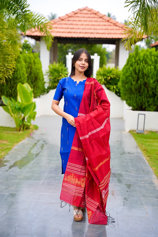 Aarani Raw silk Non Feeding salwar set