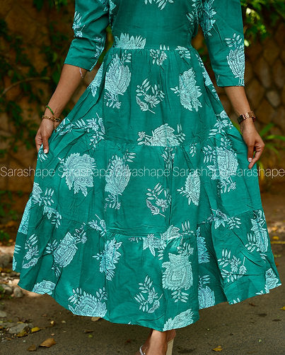 Anuja F feeding Premium Cotton dress With Feeding Zip