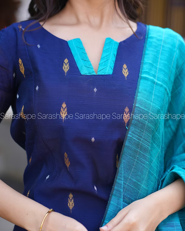 Durga Raw silk Non Feeding salwar set