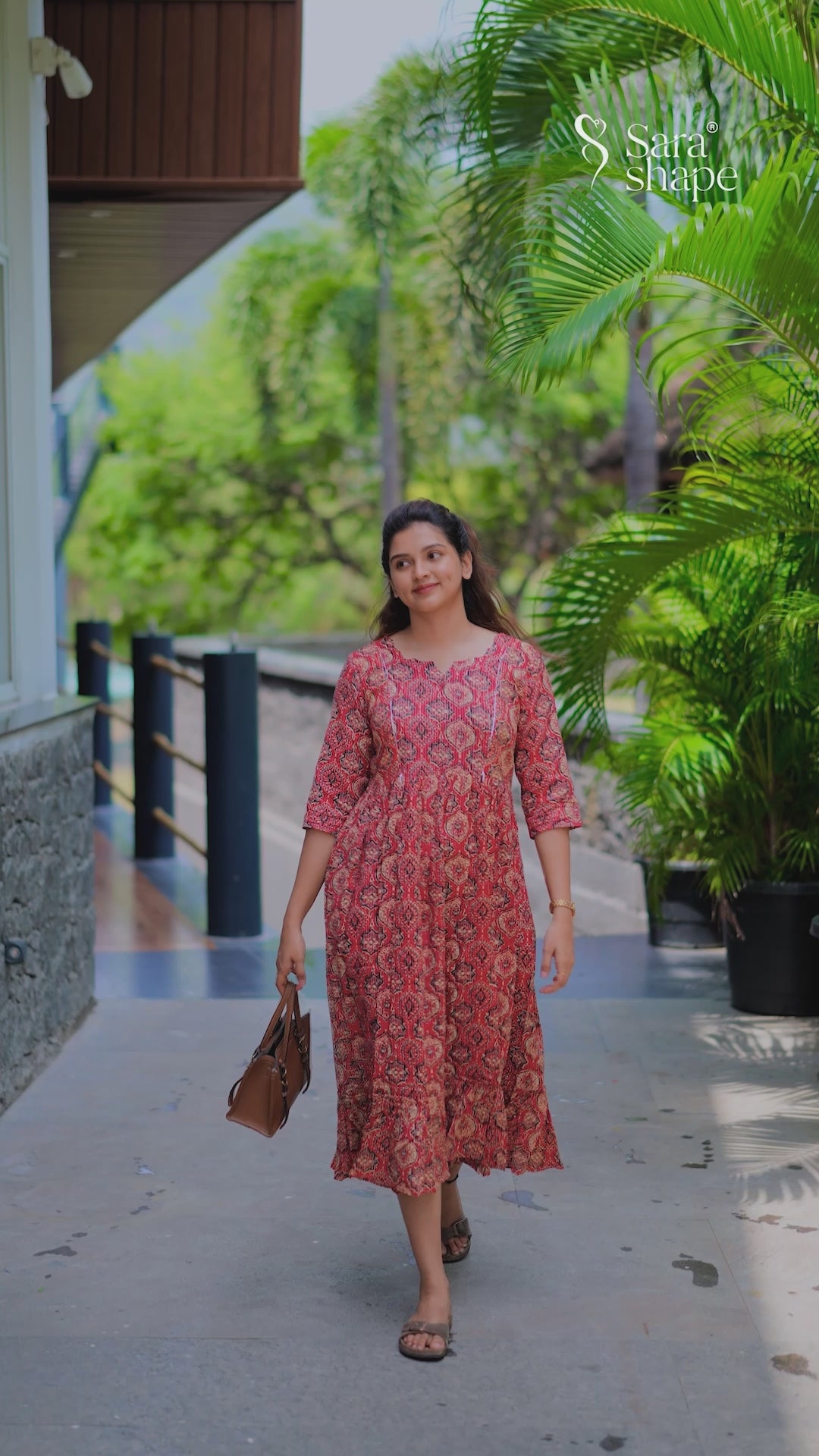 Semmalar F Pure cotton dress With Feeding Zip
