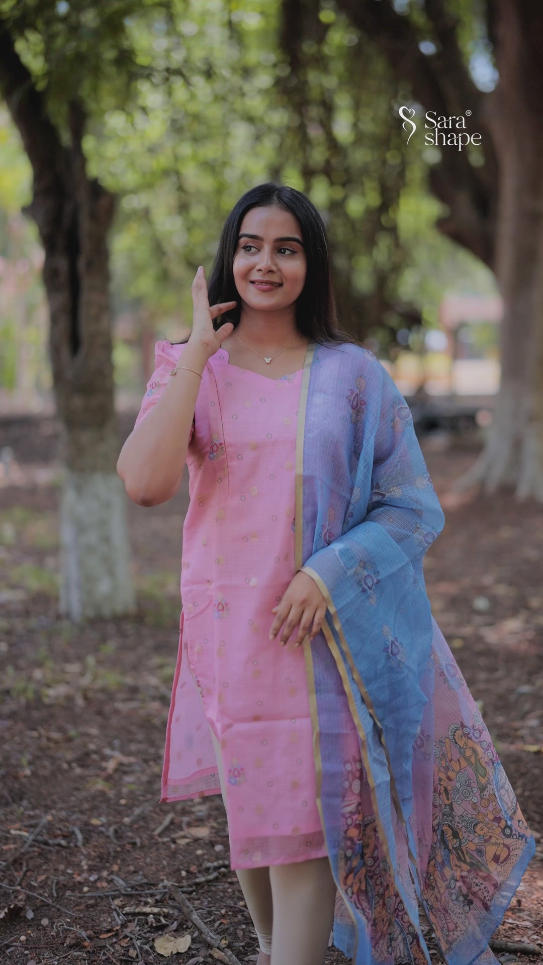 Vaadhini Feeding Kota Cotton Salwar Set