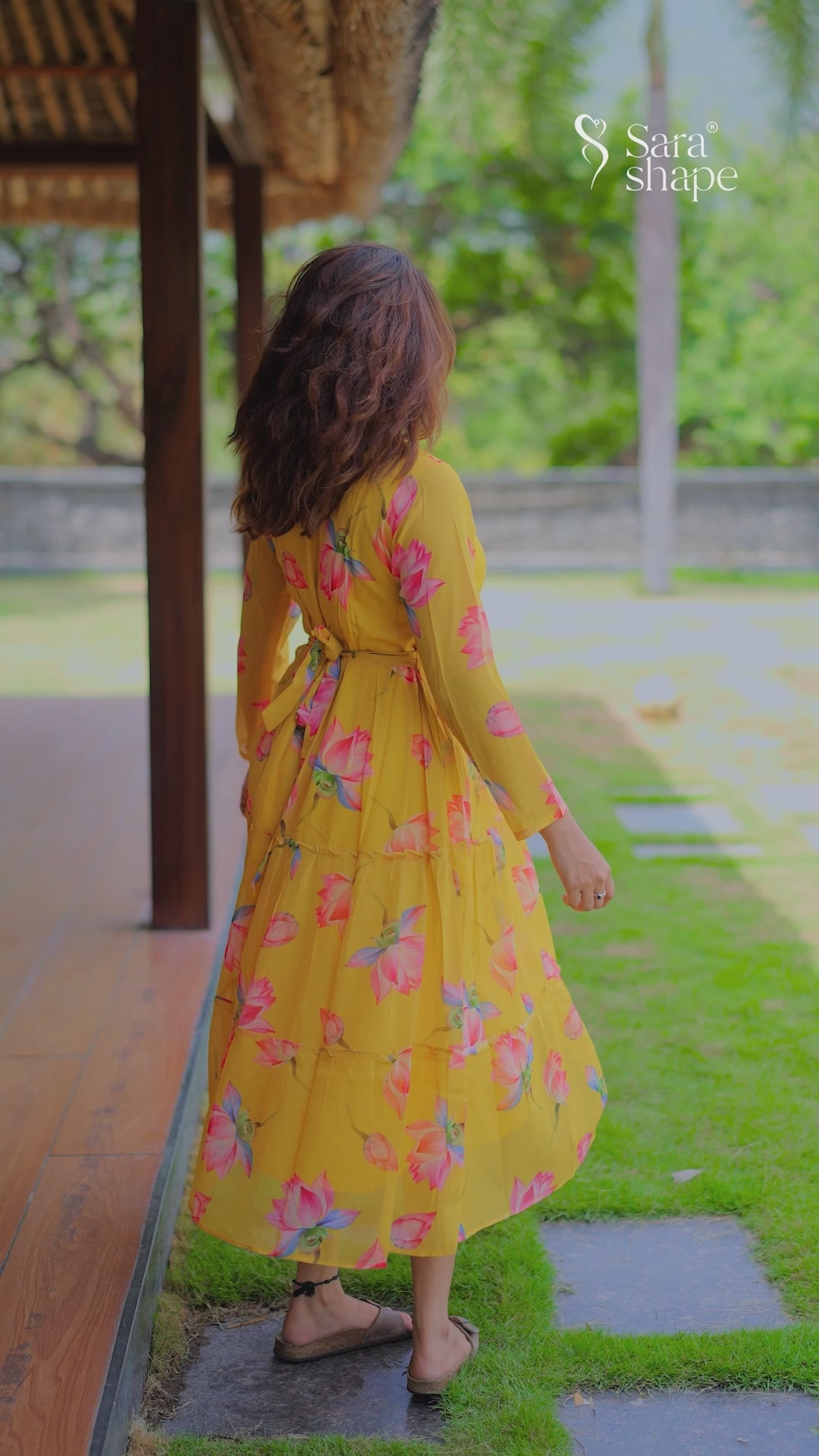 Ravina georgette dress With Feeding Zip