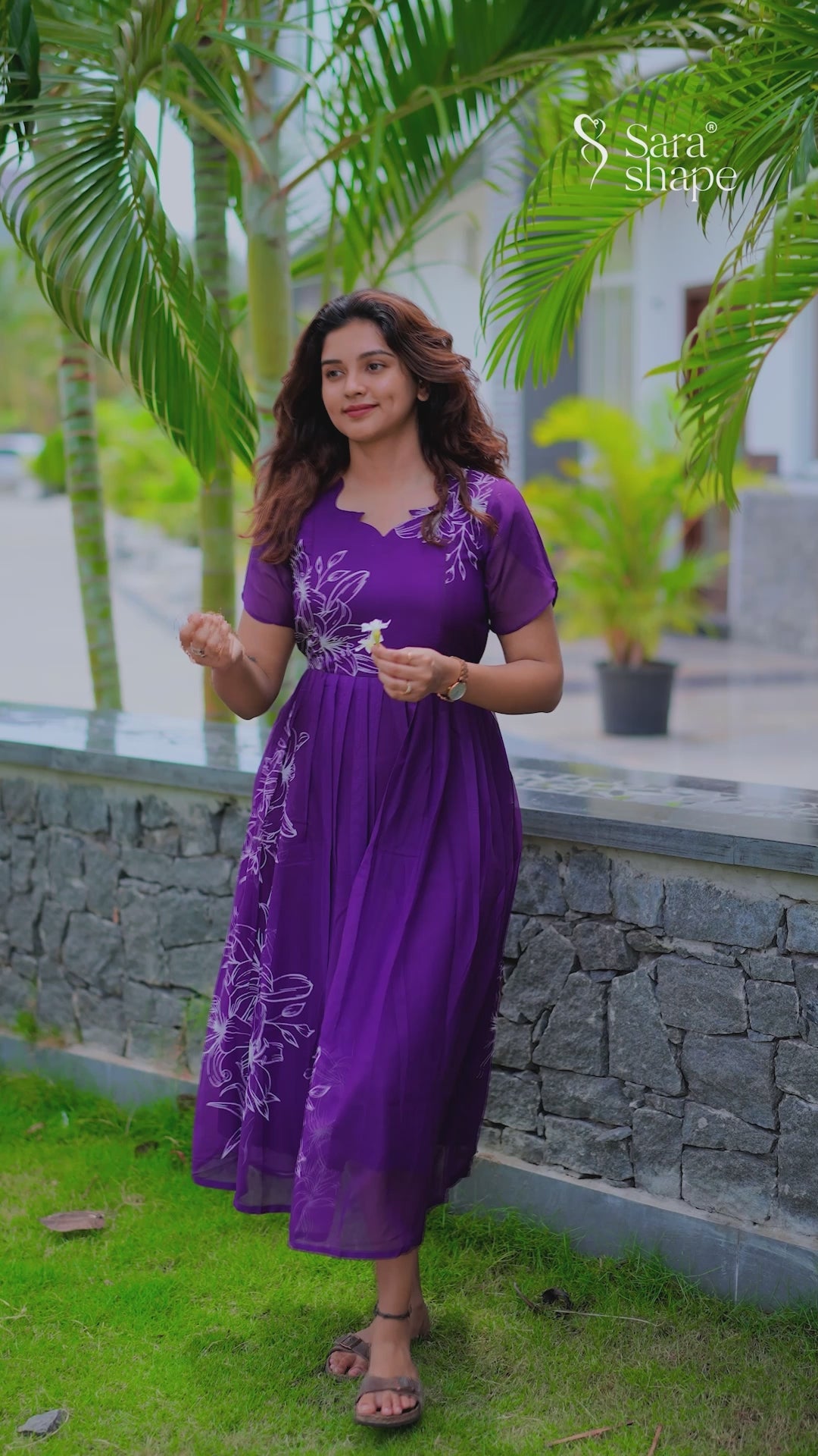 Greeshma  georgette dress With Feeding Zip