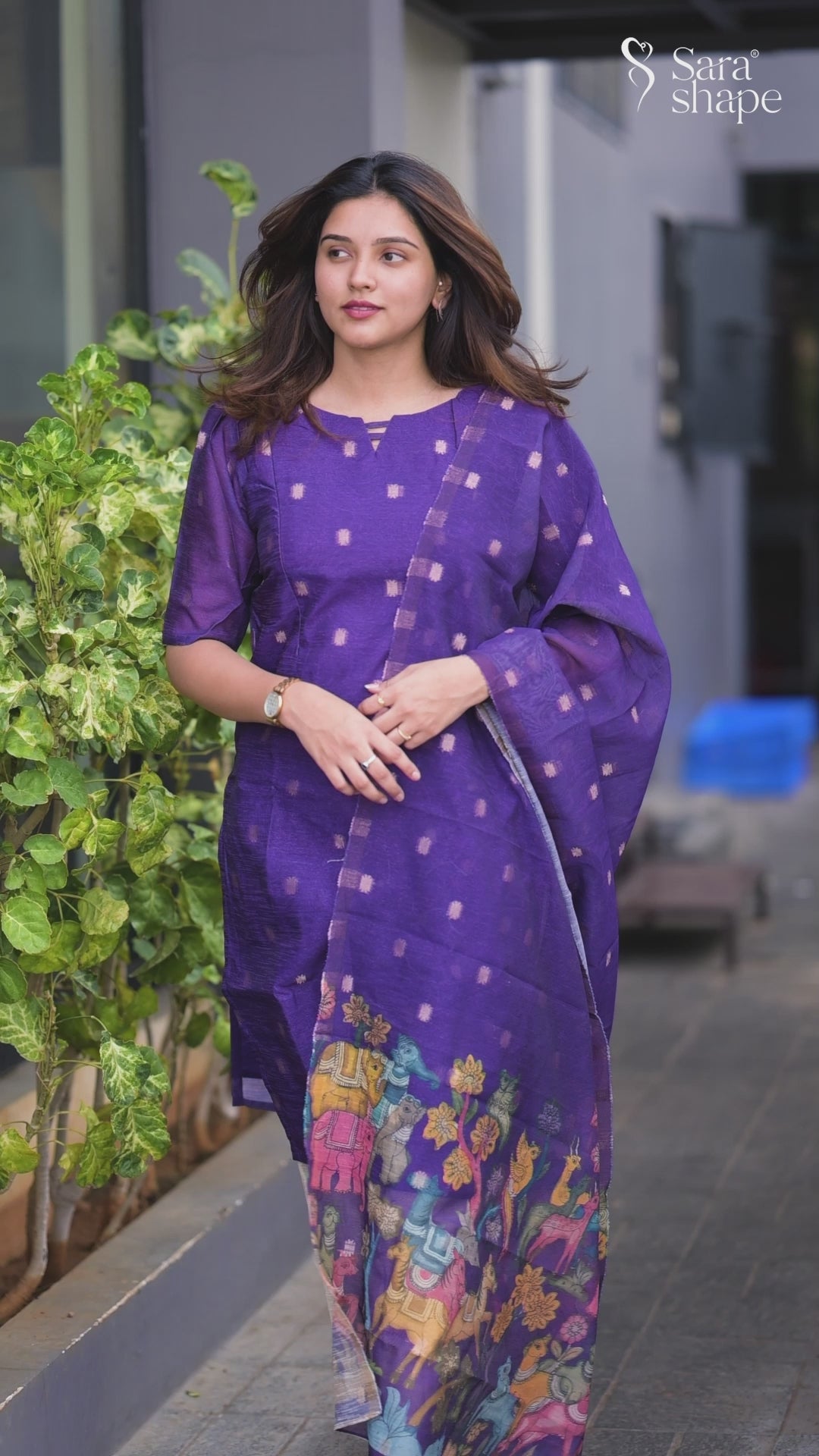 Dhevyani Kota Non Feeding Salwar set